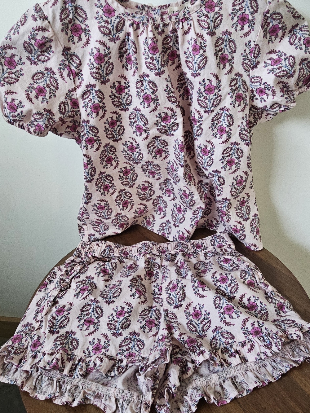Crewcuts Pink Floral Short Set